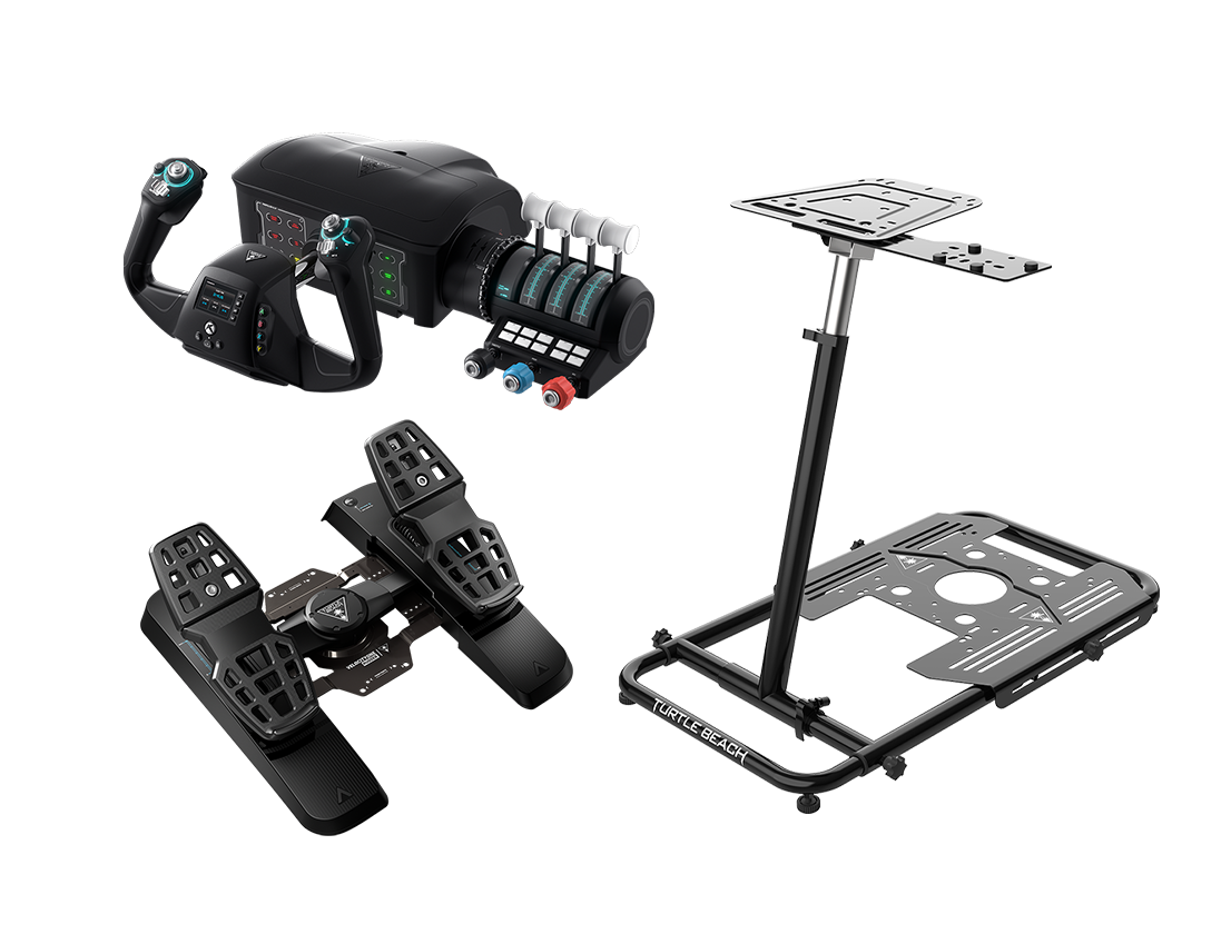 Turtle Beach | VelocityOne Flight + VelocityOne Rudder Pedals + VelocityOne Stand Bundle