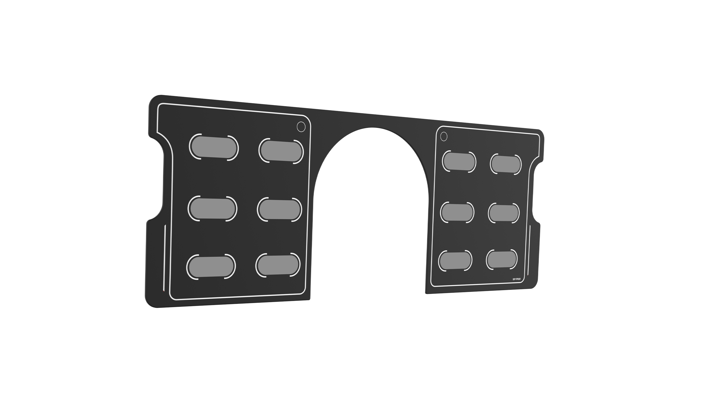 Turtle Beach | VelocityOne Flight Status Indicator Panel, Blank Layout