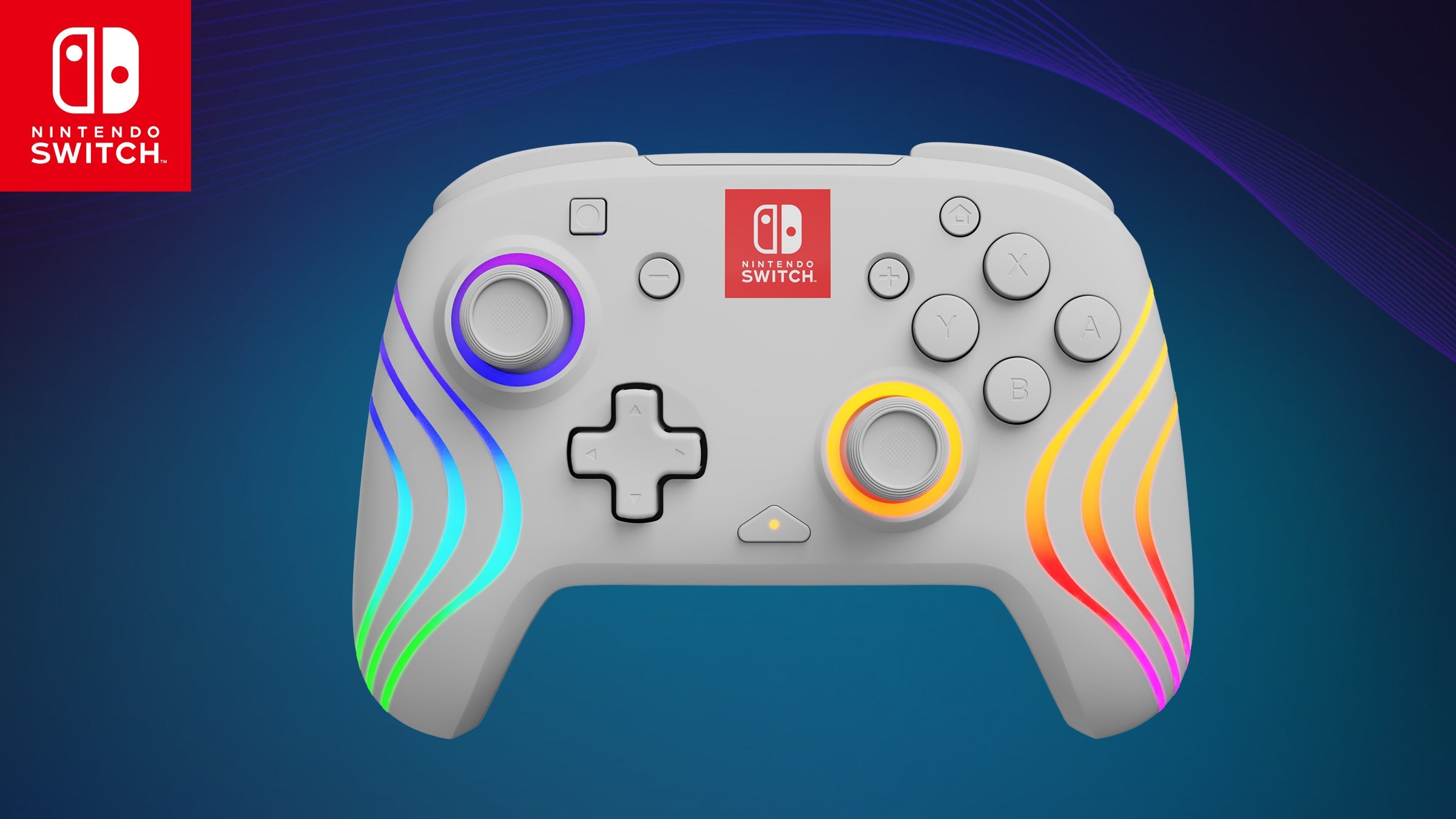 Turtle Beach | PDP Afterglow Wave Wireless Gaming Controller | Nintendo Switch