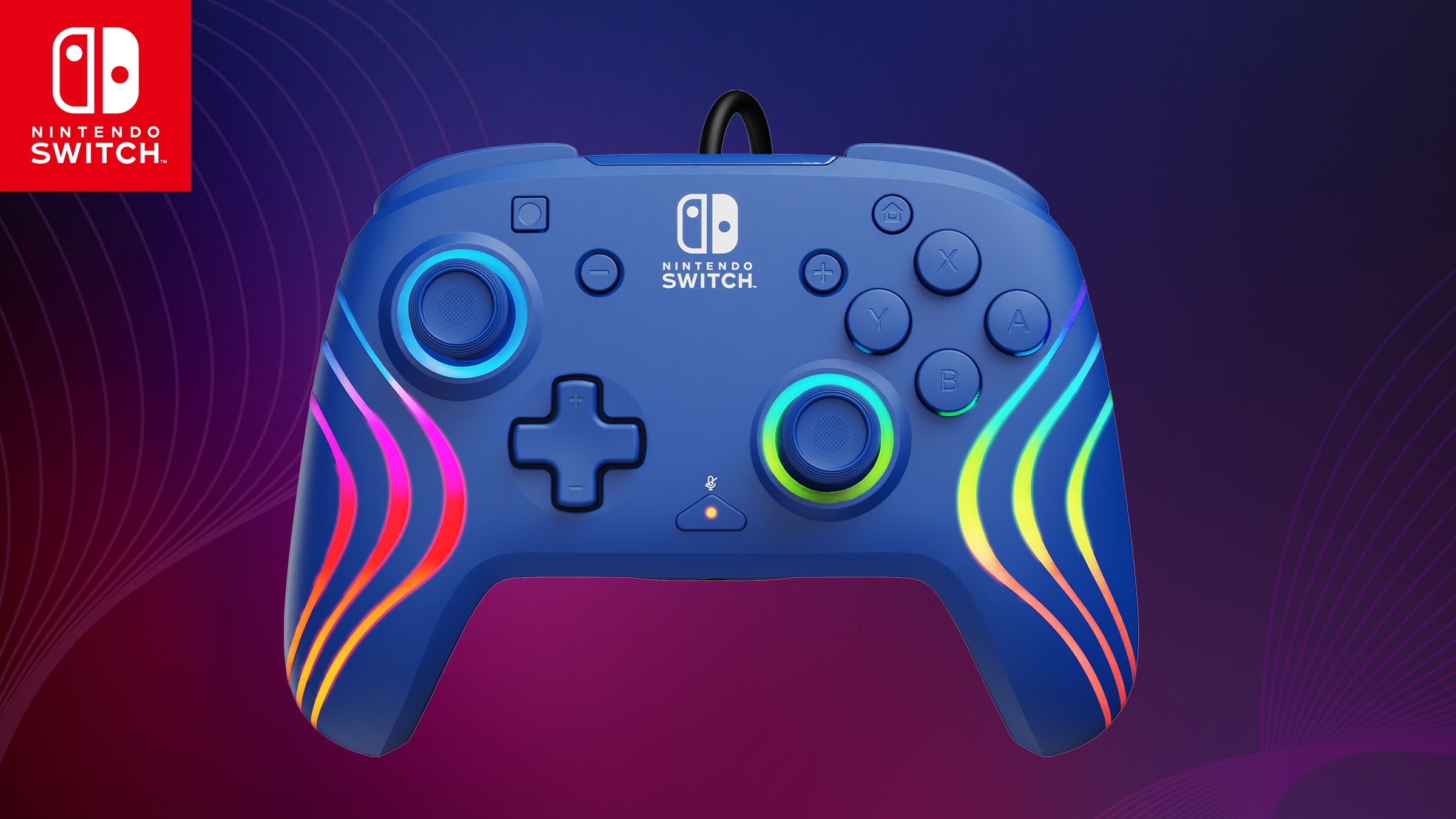 Turtle Beach | PDP Afterglow Wave Wired Gaming Controller | Nintendo Switch
